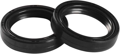 دراجة نارية الجبهة المثبط شوكة النفط غطاء عازل 35x48x11 صالح لسوزوكي GT500 GT550 GS550 GS650 GS750 GR650 RM125 RM100 (2 قطعة النفط 2 قطعة الغبار) in Kuwait
