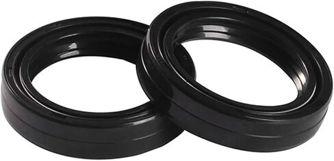 دراجة نارية الجبهة المثبط شوكة النفط غطاء عازل 35x48x11 صالح لسوزوكي GT500 GT550 GS550 GS650 GS750 GR650 RM125 RM100 (2 قطعة النفط 2 قطعة الغبار) in Kuwait