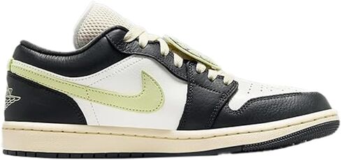 حذاء Jordan 1 Low SE للسيدات باللون الأنثراسايت والأخضر المضيء in Saudi Arabia