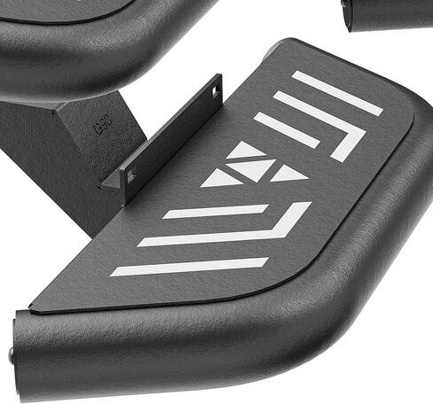 for JL Side Steps Small Running Boards Compatible with 2018-2026 Jeep Wrangler JL JLU Unlimited 4 Doors, Bolt-on Nerf Bars Heavy-Duty Steel Step Plates (4PCS, Black) in Saudi Arabia