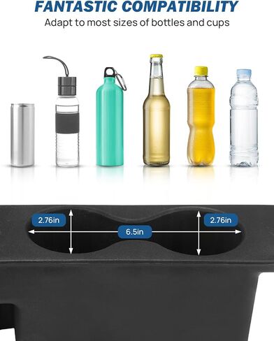 JOYTUTUS Door Cup Holder Insert Compatible with F150 2021-2026 Cup Holder Insert Accessories, Foam Water Cup Holder Door Panel Left & Right in Saudi Arabia