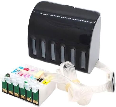 6Color 85 T0851-T0856 CISS System with Auto Reset Chip Compatible with Stylus Photo 1390 Printer in Saudi Arabia