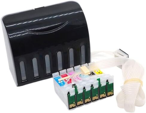 6Color 85 T0851-T0856 CISS System with Auto Reset Chip Compatible with Stylus Photo 1390 Printer in Saudi Arabia