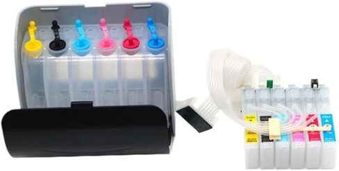 6Color 85 T0851-T0856 CISS System with Auto Reset Chip Compatible with Stylus Photo 1390 Printer in Saudi Arabia