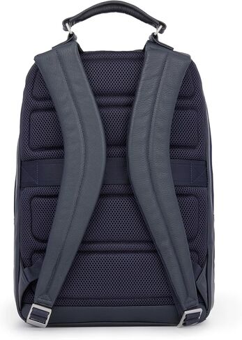 حقيبة ظهر Piquadro للجنسين مقاس 15,60 بوصة، أزرق، مقاس واحد، عصري in Kuwait