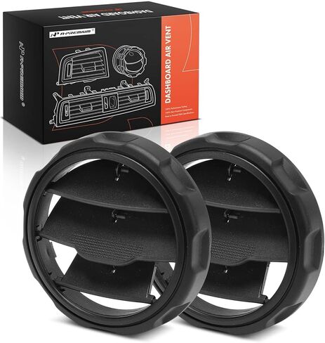 شبكة تهوية خلفية لوحدة التحكم المركزية A-Premium مكونة من قطعتين متوافقة مع Land Rover Range Rover Sport 2010-2013، LR4 2010-2016، LR3 2005-2009، وحدة التحكم المركزية الخلفية، أسود in Kuwait