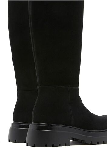 La Canadienne West Suede Boot, 8, Black in Saudi Arabia