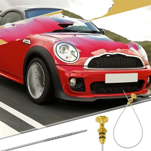 Oil Level Indicator Dipstick Compatible with Mini for R60 for Countryman for R61 for Paceman 2010 2011 2012 2013 2014 2015 2016 Oil Dipstick Engine 11437585970 in Saudi Arabia