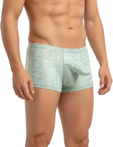 ZONBAILON Men's Breathable Boxer Briefs Underwear with Dual Pouch Short Leg Boxers Shorts in Saudi Arabia