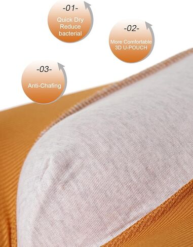 5 PCS Men's Boxer Briefs, Cool Moisture Wicking Underwear Assorted MultiColor Multipacks in Saudi Arabia