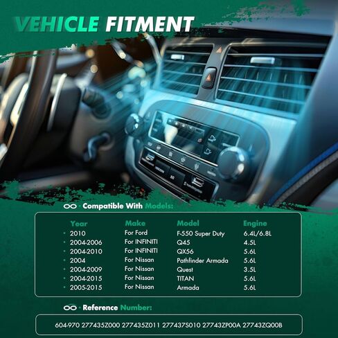 SCITOO 2 قطعة سخان HVAC مزيج محرك الباب مناسب لإنفينيتي لـ Q45 2004-2006، لإنفينيتي لـ QX56 2004-2010، لنيسان لأرمادا 2005-2015، لنيسان باثفايندر 2005-2012، استبدل 604-970 in Saudi Arabia