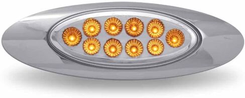 Trux TLED-G4XAB Marker Light, M1 Style, Dual Revolution, Amber/Blue, Led (10 Diodes) in Saudi Arabia