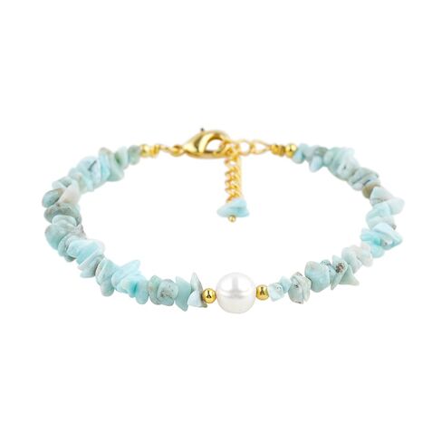 ColouredRocks CHROME DIOPSIDE & NATURAL PEARL BRACELET, Uncut Chips Nuggets, Gemstone Crystals Beads, Trendy Bracelet, Daily Wear Women Jewelry, Gold Plated Brass 8 inch in Saudi Arabia