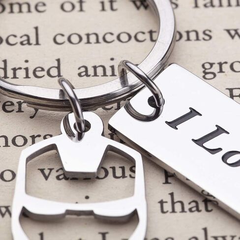 Keychain I Love You 3000, Boyfriend Girlfriend Gift, Dad Father Mother Gift, Comic Movie Inspired Fan Gift, Couples Keychain for Husband Wife Son Daughter Birthday in Saudi Arabia
