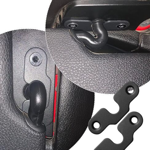 Sun Visor Repair Kit for JE EP2018 Wrangler JK, 2020-2022 Gladiator, 2018-2022 Wrangler Visor Mounting Clips, Aluminum Alloy Material, Heavy Duty JP Accessories in Saudi Arabia