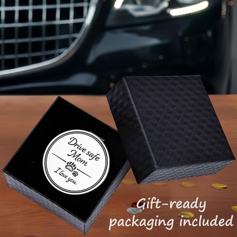 Drive Safe Mom Car Sun Visor Clip, Metal Car Visor Keepsake Gift from Daughter Son, Birthday or Mother’s Day Car Accessory for Mom in Saudi Arabia