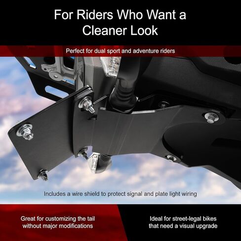 Tusk Fender Eliminator Kit Compatible with CF-Moto IBEX 800 2023-2025 in Saudi Arabia