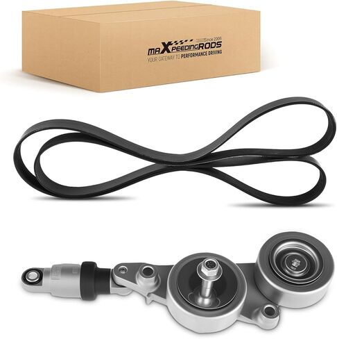 maXpeedingrods 39092 Serpentine Belt with Drive Belt Tensioner Assembly Pulley for Honda Odyssey 2005-2010 Pilot 2006-2011 Accord 2008-2010 3.5L 31170R70A01 31170RKB005 6PK2135 in Saudi Arabia