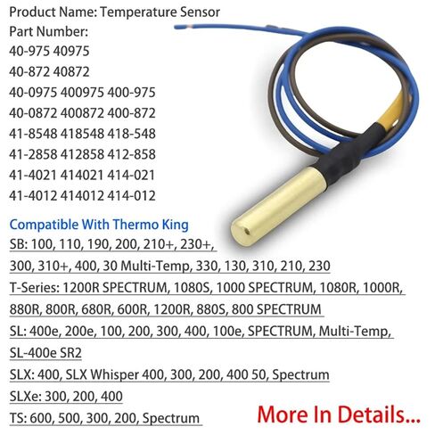 Temperature Sensor 40-0975 400975 400-975 41-8548 418548 418-548 for SB SL TS 40-975 40975 in Saudi Arabia