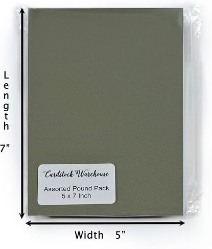 Cardstock Warehouse Pound Pack Assorted Size/Color Cardstock Paper - Emboss, Die-Cut, Stamp, Greeting Cards, Note Cards, Tags, Paper Crafting in Saudi Arabia