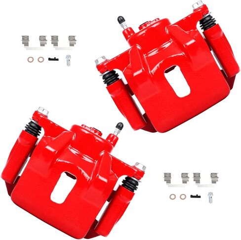 cciyu 19B2698 19B2699 Front Left & Right Brake Calipers With Bracket For Pontiac Vibe 2003-2008,For Toyota Corolla 2003-2008,For Toyota Matrix 2003-2008 in Kuwait