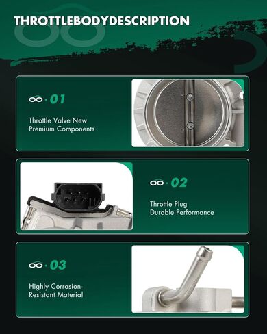 SCITOO Throttle Body 679006، 6E9006، 67-9006، 6E-9006، ETB10021، 351002G800 صمام خانق للسيارات مناسب لـ 2011-2015 لشركة Hyundai لـ Sonata | 2011-2016 لكيا لأوبتيما in Kuwait