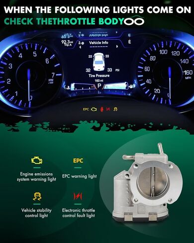 SCITOO Throttle Body 679006، 6E9006، 67-9006، 6E-9006، ETB10021، 351002G800 صمام خانق للسيارات مناسب لـ 2011-2015 لشركة Hyundai لـ Sonata | 2011-2016 لكيا لأوبتيما in Kuwait