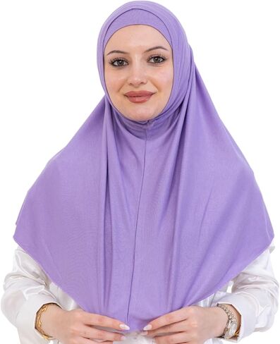 Prien Instant Hijab For Women, Muslim Long Scarf, Undercap Turban Set, Turkish Islamic Clothing, Prayer Clothes For Abaya in Saudi Arabia