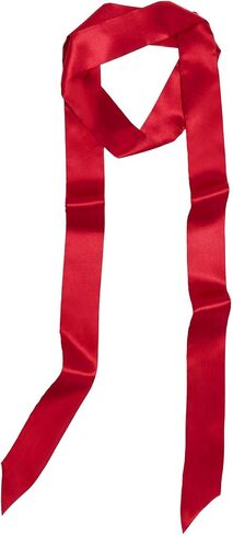 Neck Scarf Solid Color Satin Scarf Skinny Neckerchief for Women Purse Wrap Handle Satin Belt in Saudi Arabia