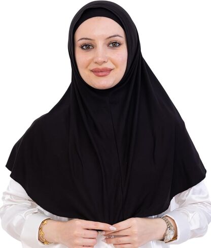Prien Instant Hijab For Women, Muslim Long Scarf, Undercap Turban Set, Turkish Islamic Clothing, Prayer Clothes For Abaya in Saudi Arabia