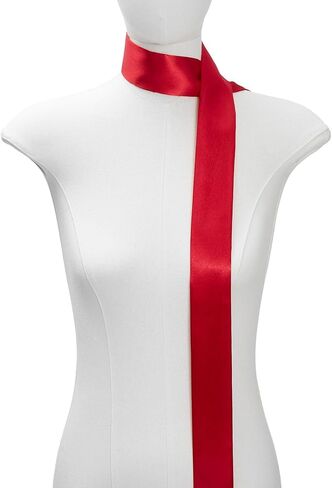 Neck Scarf Solid Color Satin Scarf Skinny Neckerchief for Women Purse Wrap Handle Satin Belt in Saudi Arabia
