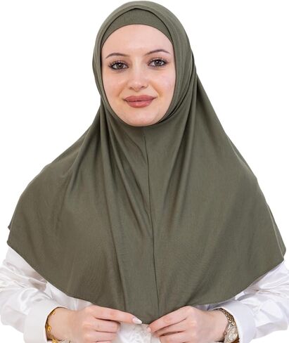 Prien Instant Hijab For Women, Muslim Long Scarf, Undercap Turban Set, Turkish Islamic Clothing, Prayer Clothes For Abaya in Saudi Arabia