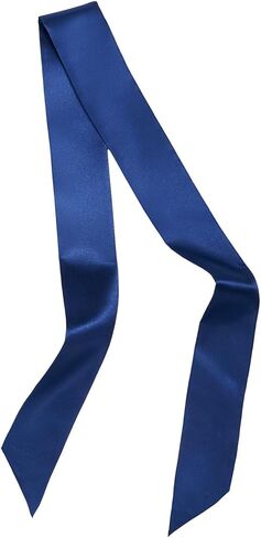 Neck Scarf Solid Color Satin Scarf Skinny Neckerchief for Women Purse Wrap Handle Satin Belt in Saudi Arabia