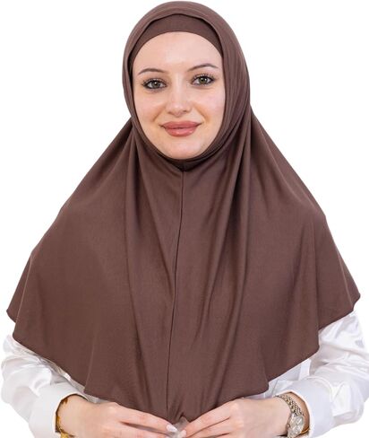 Prien Instant Hijab For Women, Muslim Long Scarf, Undercap Turban Set, Turkish Islamic Clothing, Prayer Clothes For Abaya in Saudi Arabia