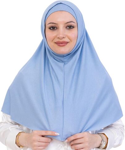 Prien Instant Hijab For Women, Muslim Long Scarf, Undercap Turban Set, Turkish Islamic Clothing, Prayer Clothes For Abaya in Saudi Arabia