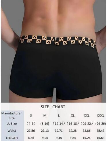 Mens Boxer Briefs 5 Pack Color Block Trunks Set with Waistband Elastic for Men Underwear Pack Casual Lounge Wear in Saudi Arabia