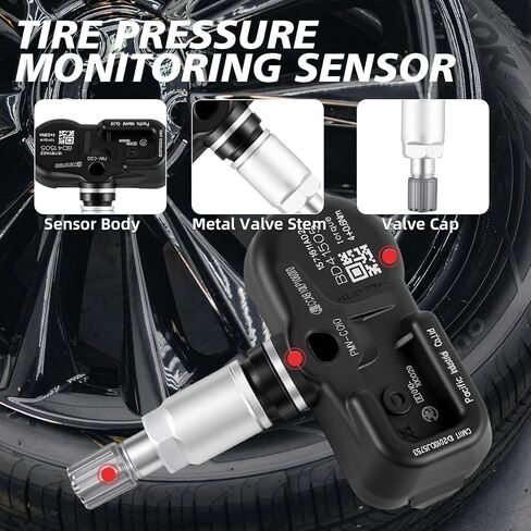 Pre-Programmed Tire Pressure Monitoring Sensor Fit for Toyota - 2014-2019 Highlander 2012-2019 Camry, RAV4 Corolla Prius Yaris, for: Lexus Scion Subaru 4PCS 315MHz OE-4260706020 PMV-C010 in Kuwait