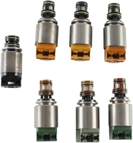 7-Piece Transmission Solenoid Kit Compatible with 6HP19 6HP26 6HP32 6HP21 6HP28 6HP34 for Select A4 A6 A8 Q7 DBS DB9 X3 X5 Models in Kuwait
