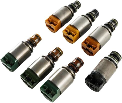 7-Piece Transmission Solenoid Kit Compatible with 6HP19 6HP26 6HP32 6HP21 6HP28 6HP34 for Select A4 A6 A8 Q7 DBS DB9 X3 X5 Models in Kuwait