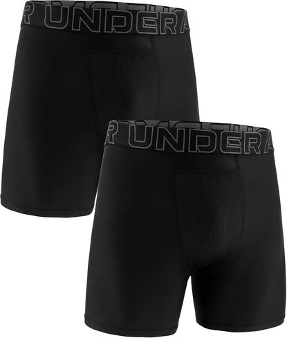 سراويل داخلية بوكسر من Under Armour، مع حقيبة مدمجة للدعم، مسامية، ماصة للرطوبة، ناعمة ومريحة للارتداء طوال اليوم، أزرق، L in Saudi Arabia