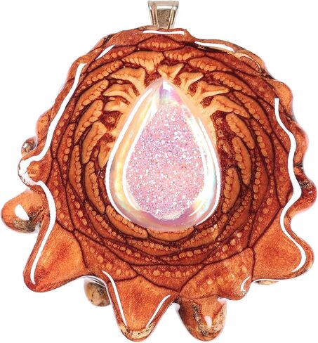 العين الثالثة كوز الصنوبر الأبيض دروزي الكوارتز كوز الصنوبر قلادة قلادة مهرجان مجوهرات للنساء للرجال بوهو موضة الغجر جير 100٪ الهندسة المقدسة الطبيعية كوز الصنوبر مع قلادة الأحجار الكريمة البيضاء in Kuwait