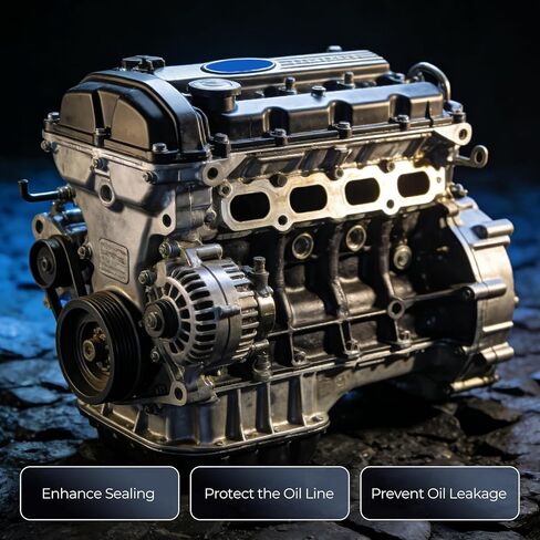 طقم ختم وعاء الوقود وغطاء الفلتر المتوافق مع محركات Ford International 7.3L 1999-2003 in Kuwait