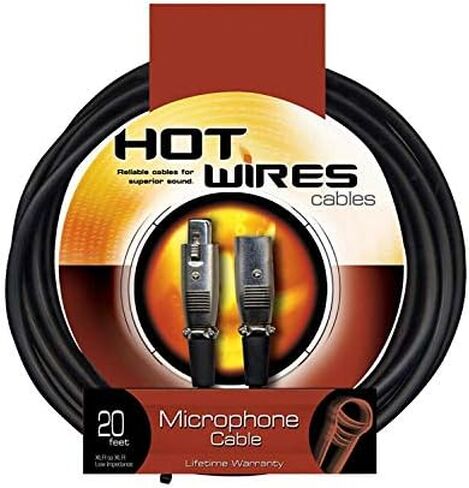On-Stage Hot Wires Economy XLR Microphone Cable, 20 Feet in Saudi Arabia