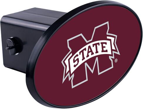 Missippi State Bulldogs NCAA 3D Polyurethane Domed Plastic Trailer Hitch Cover Car-Truck-SUV 2" Receiver 4332 in Kuwait