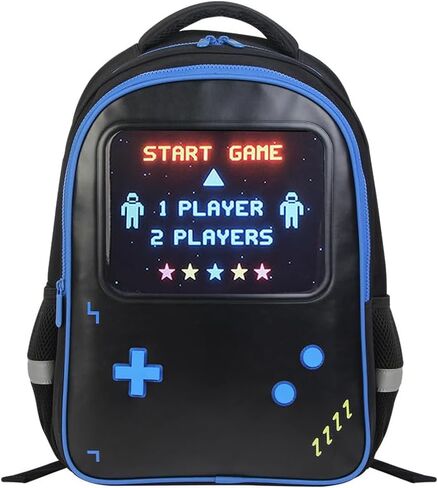 Gamer Backpack for Boys 3pcs Gaming Boys Backpack with Lunch Box and Pencil Case for Kids Video Gamer School Bags in Saudi Arabia