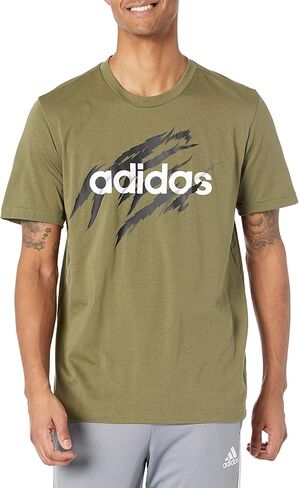 adidas Men's Feel Strong Graphics Tee, Color Options in Saudi Arabia
