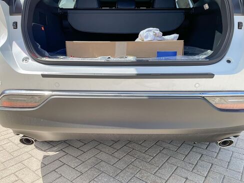 WeatherTech Custom BumperTopper لسيارة Toyota Venza، واقي المصد الخلفي (BP0119)، أسود in Saudi Arabia