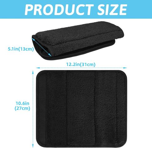 أغطية مسند ذراع الكراسي المتحركة - ملحقات وسائد دعم ناعمة للكرسي المتحرك - أشرطة فيلكرو موسعة مريحة وواقية للكراسي المتحركة وكراسي المكتب - بطانة مريحة لتخفيف الضغط in Kuwait