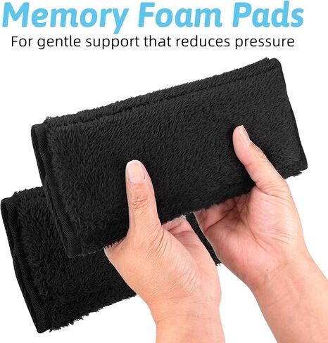 أغطية مسند ذراع الكراسي المتحركة - ملحقات وسائد دعم ناعمة للكرسي المتحرك - أشرطة فيلكرو موسعة مريحة وواقية للكراسي المتحركة وكراسي المكتب - بطانة مريحة لتخفيف الضغط in Kuwait