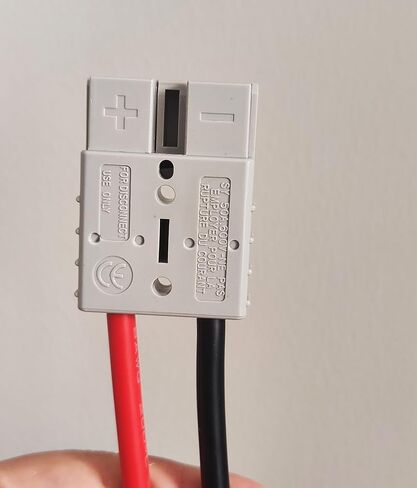 2 حزمة كابل 8AWG مع موصلات 50A لبطارية LiFePO4، محطة M8، موصلات البطارية السريعة نقل الطاقة لبطاريات الليثيوم من القوارب، RV، كابل توصيل شحن الرافعة الشوكية الكهربائية - 1.64 قدم in Saudi Arabia